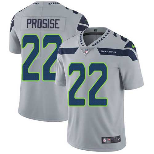 Nike Seattle Seahawks #22 C. J. Prosise Grey Alternate NFL Vapor Untouchable Limited Jersey,We sell and wholesale Nike Seattle Seahawks #22 C. J. Prosise Grey Alternate NFL Vapor Untouchable Limited Jersey on line form chian!